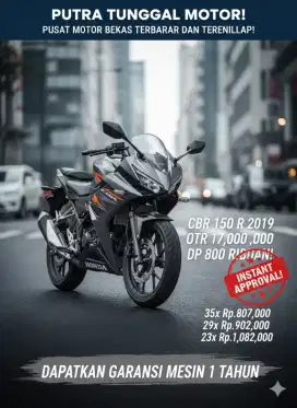 Mau naik moto sport tapi dana minim? Beli aja CBR 150 R disini. Murmer