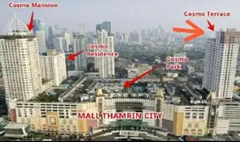 jual murah apt Cosmo terace Thamrin