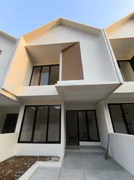 RUMAH MODERN SIAP HUNI 2 LANTAI AKSES BISA 2 MOBIL BEBAS BANJIR