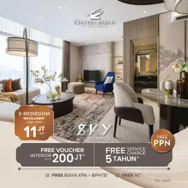 DIJUAL APARTEMEN NEW SKY RESIDENCE DI CIPUTRA WORLD
