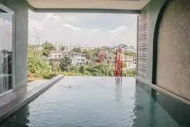Rumah minimalis plus kolam renang, full furnish di Dago Resort