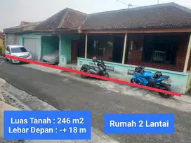 Jual rumah murah di pusat kota Wonosari Gunung Kidul komplek pasar