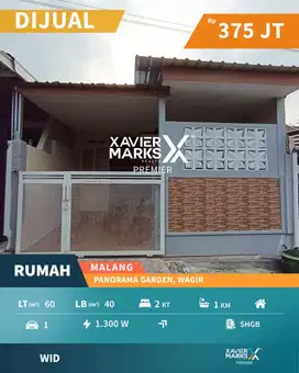 Dijual Rumah Murah Minimalis di Panorama Garden Wagir Malang