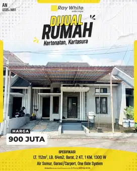 Dijual Rumah Keren: Kartasura – One Gate System, Aman & Nyaman
