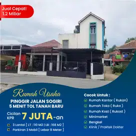 Rumah Usaha Cocok untuk Ruko / Kantor / Bengkel / Klinik / Minimarket