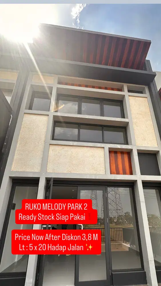RUKO MELODY PARK READY STOCK GADING SERPONG