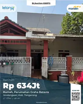 Rumah Dijual,Perumahan Graha Batavia, Sindangsari,PasarKemis,Tangerang