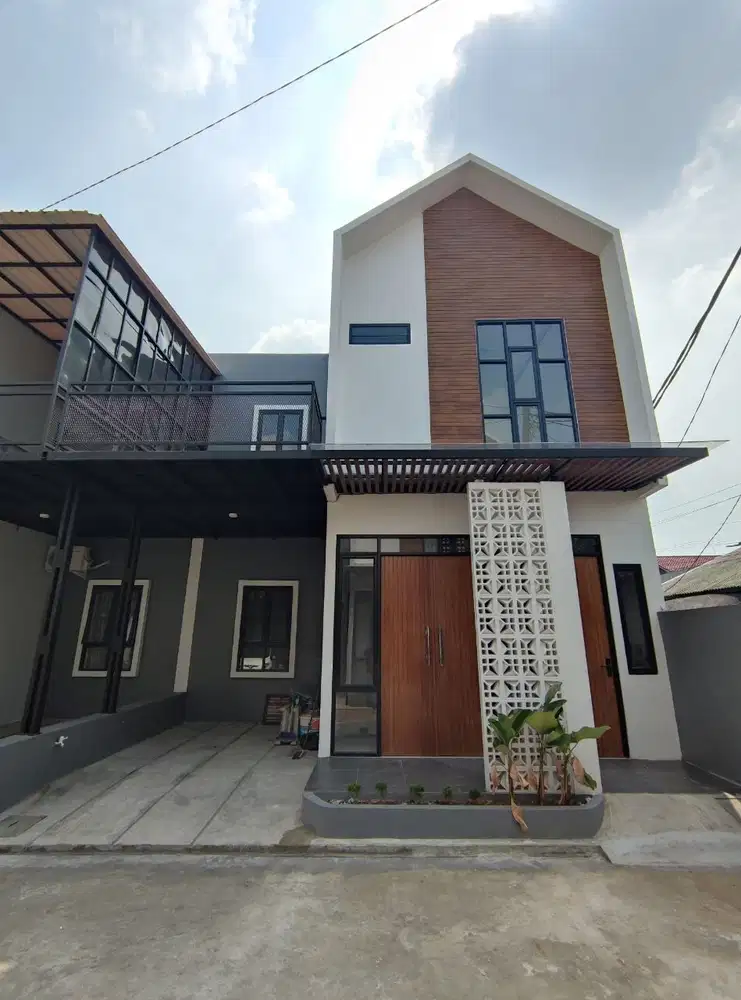 Rumah Baru 900 Jt Free All Biaya Dekat Pintu Tol Kukusan Beji Depok
