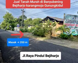 Jual tanah murah strategis di wisata Goa Pindul Bejiharjo Gunung Kidul