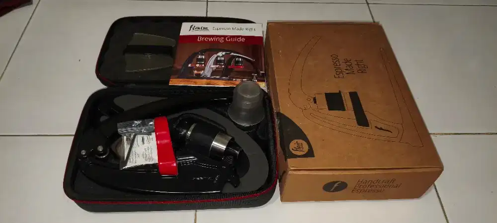Mesin Alat Kopi Espresso Flair Classic Lengkap Siap Pakai