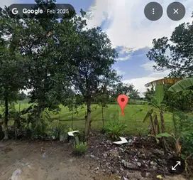 Tanah daerah jl Kubang Raya jl Madani 2436m2 300m dari Aspal
