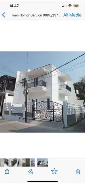 Rumah baru di kavling dki pondok kelapa Jakarta Timur