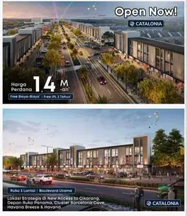 Ruko Catalonia Ruko terbaru di metland cibitung