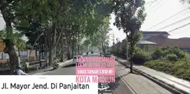 (H) Tnh Pekarangan LD 32 mtr, Mayjen Panjaitan KOTA MADIUN Mantapp