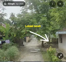 Tanah jl Hangtuah masuk jl Sumatera 8x14m kota Pekanbaru