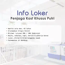PENJAGA KOST KHUSUS PUTRI