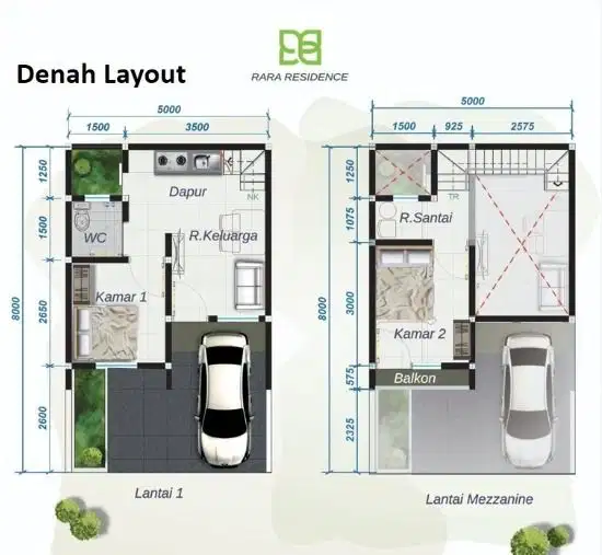 Jual Rumah Modern 2 Lantai di RARA RESIDENCE Sawangan Strategis