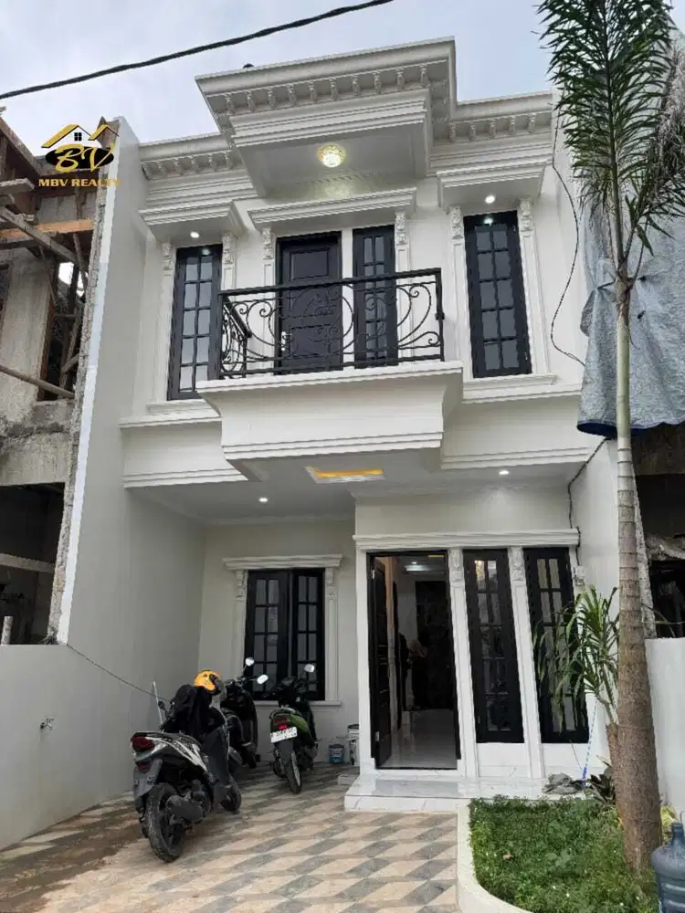DIJUAL RUMAH CLUSTER 27 UNIT 2 LANTAI  DEKAT TOL ANDARA JAKSEL