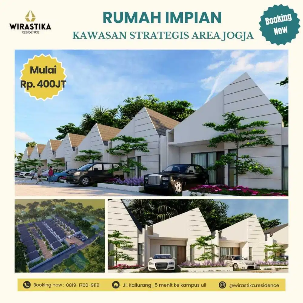 Info Rumah Dekat Kampus UII 500 Jt, Strategis, SHM