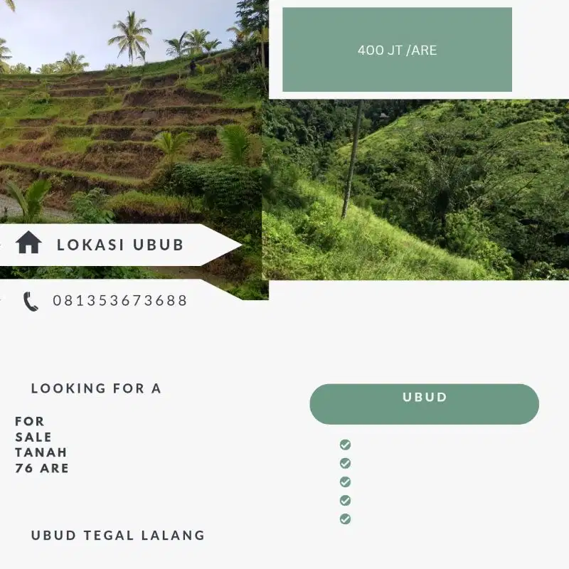 Tanah Lokasi Ubud