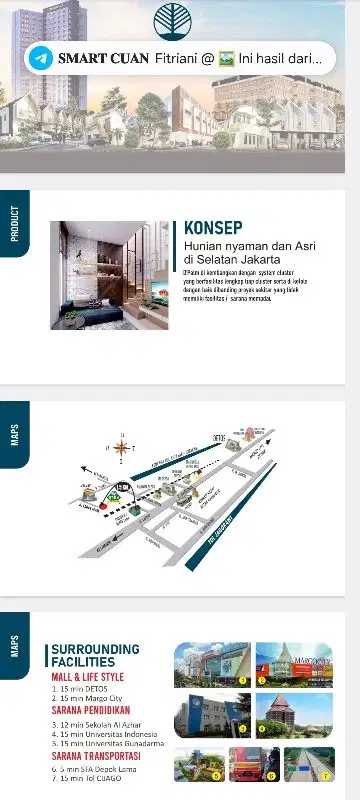 Hunian Asri dan Nyaman serta fasilitas lengkap di Selatan Jakarta