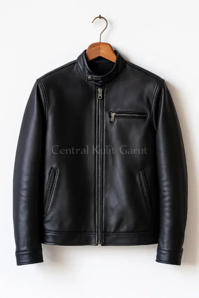(Pree Order) Jaket Kulit Asli Losban Polos - By Central Kulit Garut