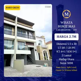 Rumah Wisata Bukit Mas Wiyung Mewah 2 Lantai SHM Minimalis Siap Huni