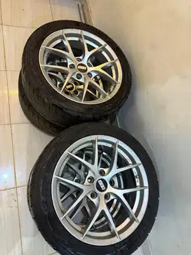 Velg Rep BBS R17 pcd 5x114 dan ban SX2 225/45/17