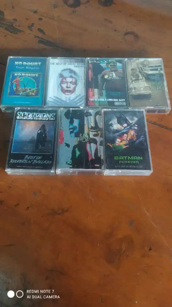Dijual Kaset Pita Musik Original (Borongan 7 Kaset)