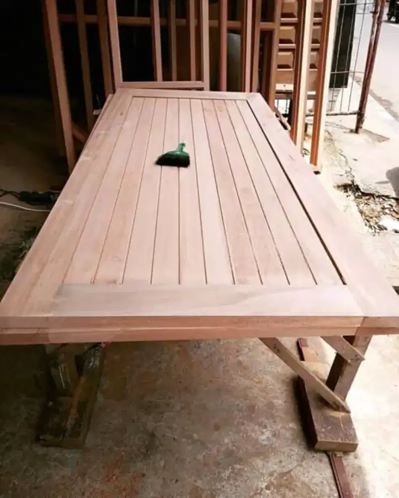 Jual daun pintu bahan kayu mahoni dan jati