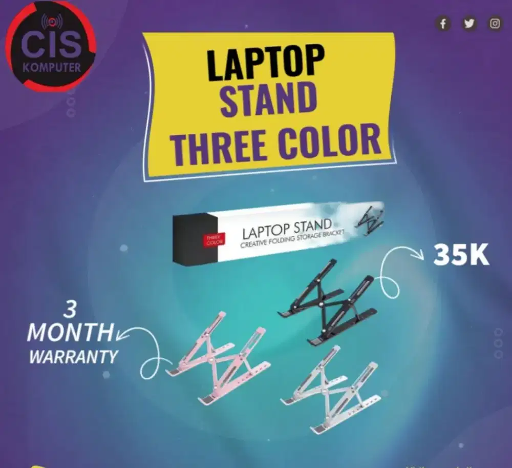 LAPTOP STAND THREE COLOR