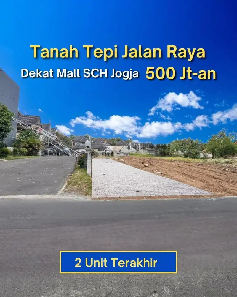 Tanah Area Gito-gati Jogja, Nempel Perumahan Elit Nyaman Huni dan Asri