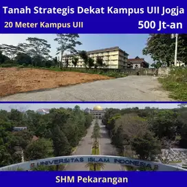 Tanah Jogja Area Kampus UII, Cocok untuk Kost dan Villa