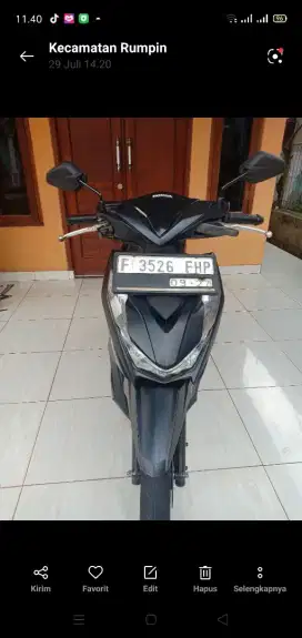 Bismilah dijual Honda beat deluxe CBS ISS THN 2022 PJK idup