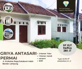 RUMAH SIAP HUNI DI ANTASARI DP 10 JUTA SAMPING HOTEL NUSANTARA BALAM