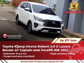 [ GARANSI 5TH ] Toyota Kijang Innova Reborn 2.0 G Bensin 2022/2023