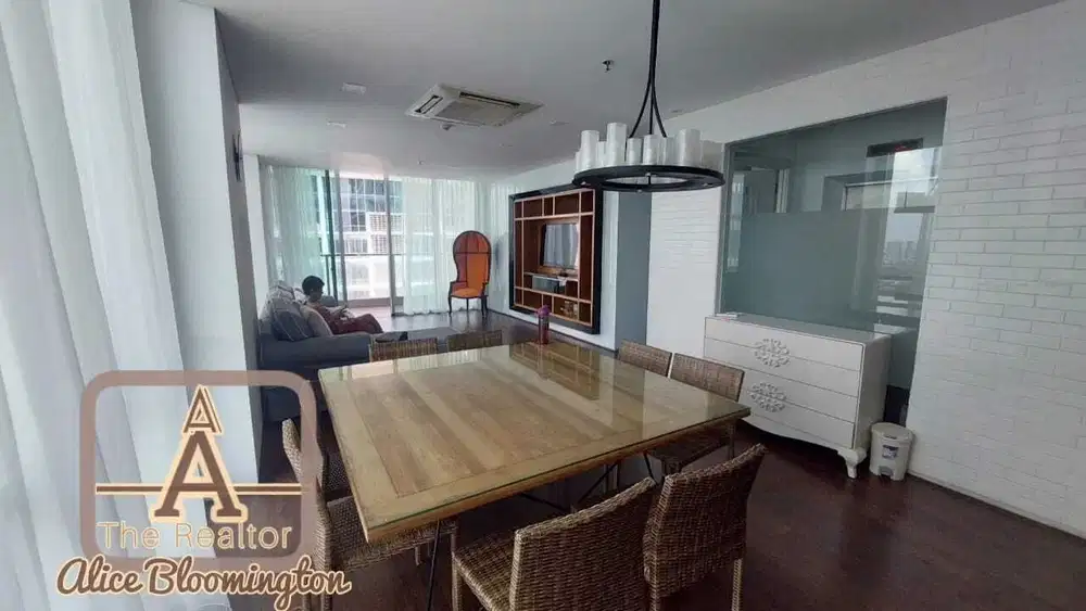 Dijual Apartmen 3BR di Kemang Village Fully Furnished Lokasi Strategis