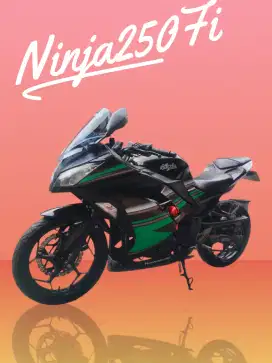 Termurah dp 3jt Kawasaki Ninja 250 Fi r25 (Bi jelek ktp luar bs kredit
