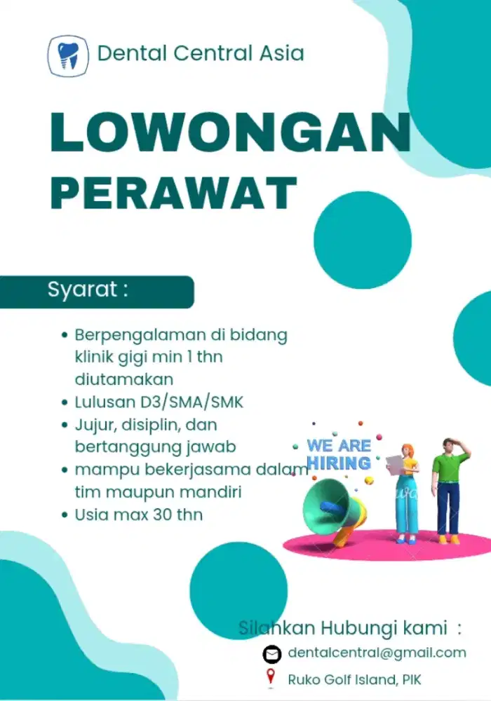 Loker Perawat Dokter Gigi