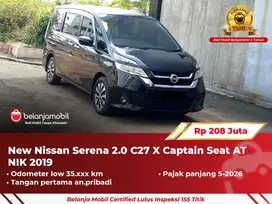 [ GARANSI 5TH ] New Nissan Serena 2.0 C27 X Captain Seat AT 2019/2020