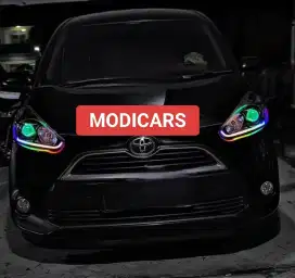 pasang biled headlamp Toyota sienta SM pasang sejadetabek