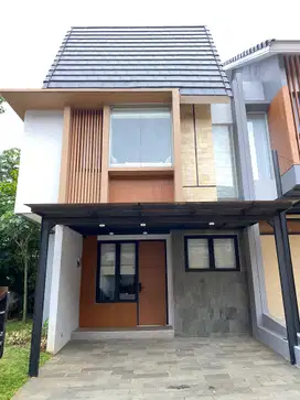 Rumah murah 2 lantai siap huni lokasi dekat stasiun rawabuntu