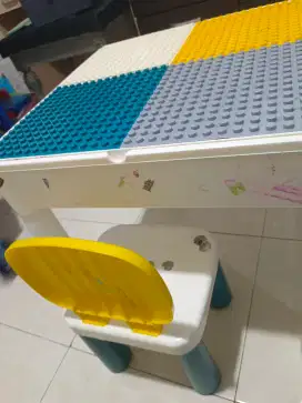 Dijual meja blok+kursi anak