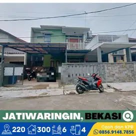 Rumah dijual Murah 6 Kamar, Jatiwaringin, Bekasi dekat LRT Jatibening