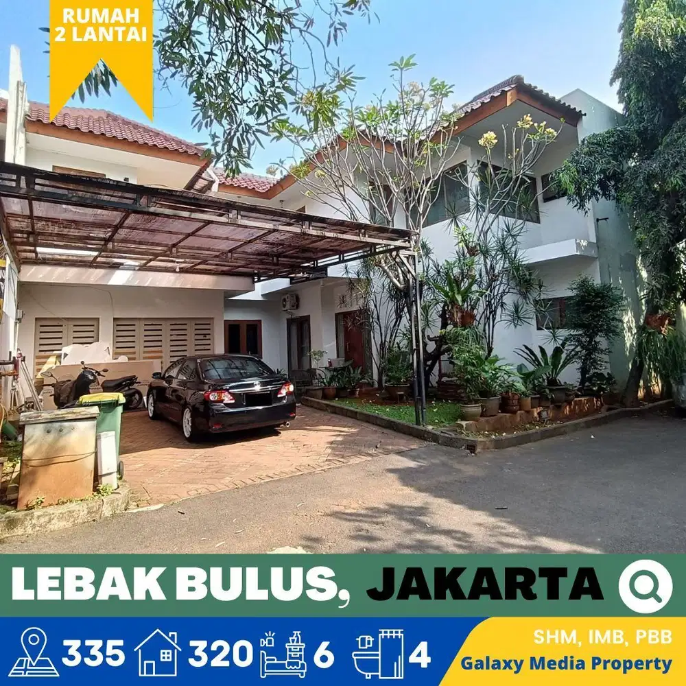 Dijual cepat rumah 2 lantai dilebak bulus cilandak jalarta selatan