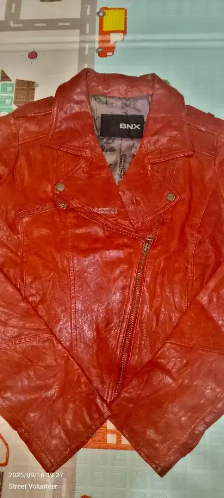 Jaket kulit import