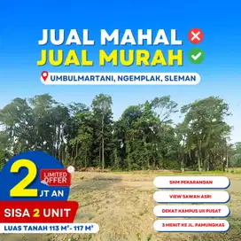 Tanah Murah Jogja, Akses Simpel View Sawah Dekat UII