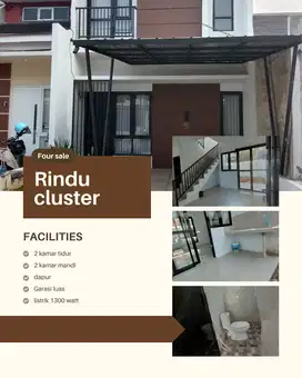 Rumah 2 lantai siap huni