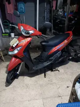 Jual yamaha Mio Smile 2008 ss Bpkb+Faktur+fc ktp