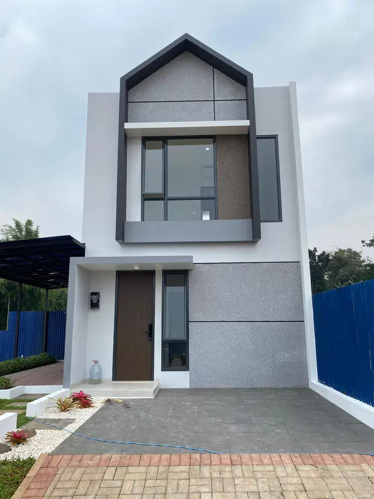 Rumah 2 lantai siap huni cicilan 3jtan lokasi strategis SHM